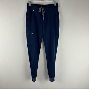 Figs Women’s Dark Blue Zamora Medical Scrub Nursing Jogger Pants Size XS